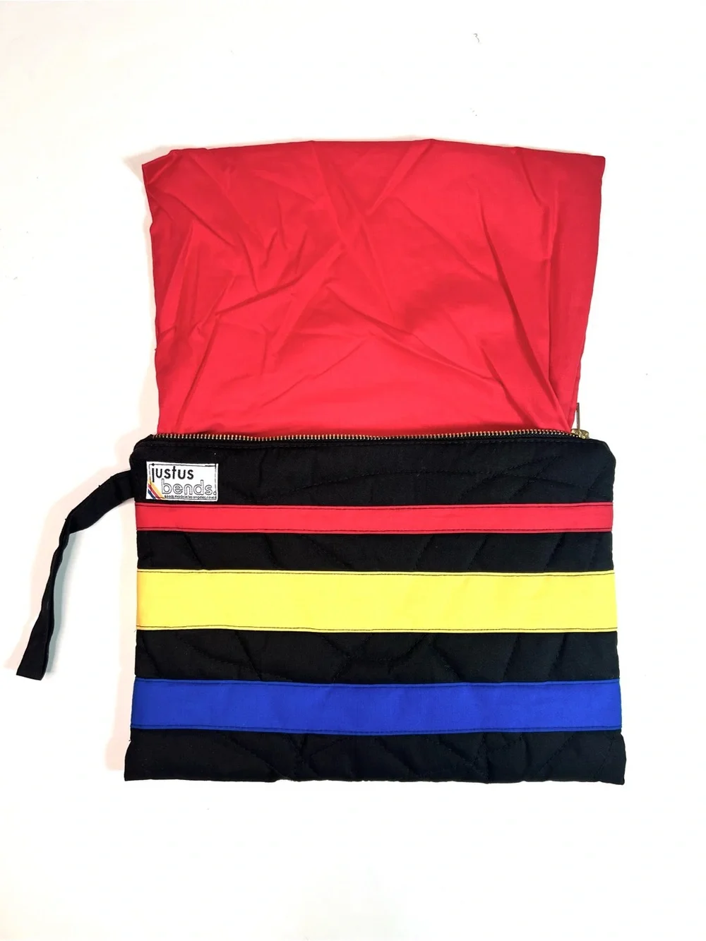 Justus Bends Goods Quilted Pouch Striped